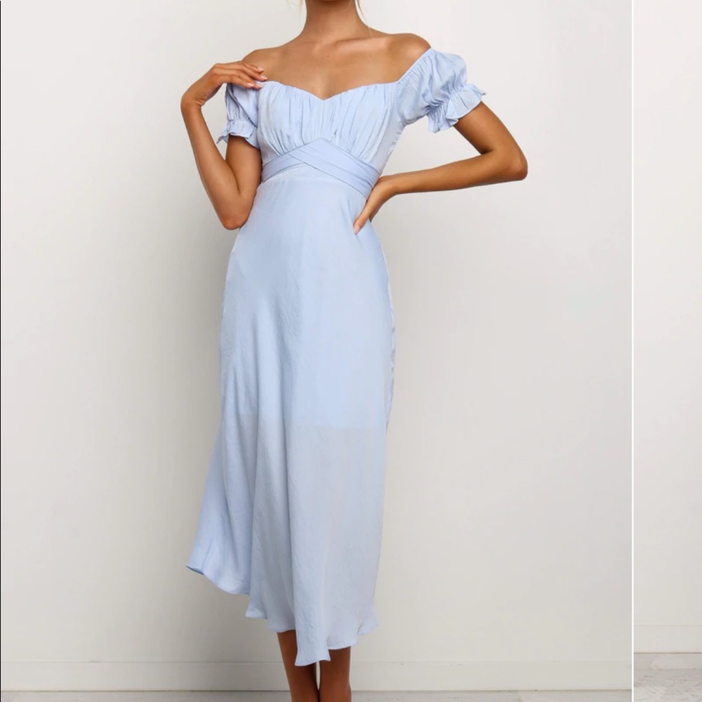 Petal and Pup Oralie Dress Blue